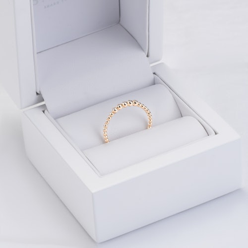 Pierścionek SAVICKI: złoty, diamenty